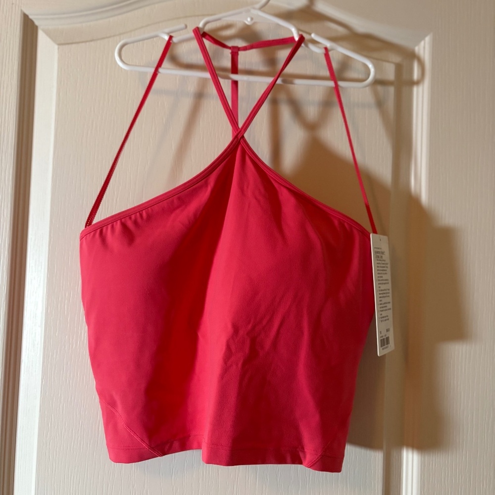 lululemon Align™ T-Strap Tank Top  Light Support, A/B Cup. NWT Sz 10 Color: GLZP - Picture 3 of 8